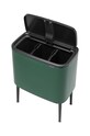 Kuchnia i bar Brabantia kosz na śmieci Bo Touch Hi, 3 x 11 L 304200 zielony