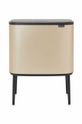 Odpadkový kôš Brabantia Bo Touch Hi, 3 x 11 L žltá 304644