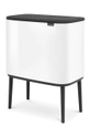 Смітник Brabantia Bo Touch, 11 + 23 L білий