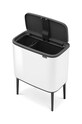 Кухня и бар Урна для мусора Brabantia Bo Touch, 11 + 23 L 313547 белый