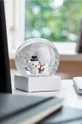 Hoptimist dekor labda Snowman Snow Globe L  üveg, Műanyag