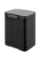 Brabantia cos de gunoi Bo 7 L negru 222900