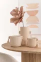J-Line doniczka assel Ceramic Cream Large beżowy