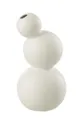 biały J-Line wazon dekoracyjny Leo Porcelain Unisex