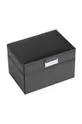 czarny Stackers pudełko na spinki do mankietów i zegarki Unisex