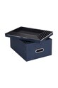 Всекидневна и спалня Комплект кутии за съхранение Bigso Box of Sweden Joachim (5 броя) 5515C3849 тъмносин