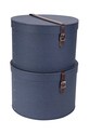 Комплект кутии за съхранение Bigso Box of Sweden Rut (2 броя) тъмносин 5482C3849LEA648