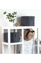 Bigso Box of Sweden set de cutii de depozitare Rut 2-pack negru 5482C6849LEA648