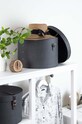 Bigso Box of Sweden set de cutii de depozitare Rut 2-pack 5482C6849LEA648 negru