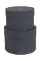 črna Komplet škatel za shranjevanje Bigso Box of Sweden Wilma 2-pack Unisex