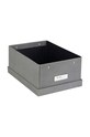 Вітальня та спальня Коробка для зберігання Bigso Box of Sweden 8881C6439 сірий