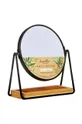Danielle Beauty specchio da bagno Oval Vanity Metallo, Bambù