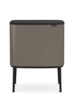 Смітник Brabantia Bo Touch, 11 + 23 L сірий 316142