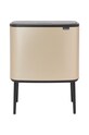 Урна для мусора Brabantia Bo Touch, 11 + 23 L бежевый 304620