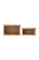 Bloomingville pudełko do przechowywania 2-pack zielony 82047910