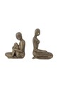 Bloomingville podpórki do książek 2-pack 82053037 brązowy AA00