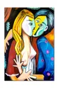 Reprodukcija, naslikana z oljem Pablo Picasso, Pocałunek, 60 x 90 cm