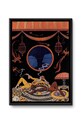 Reprodukcja na papierze w ramie Georges Barbier, La Paresse 31 x 41 cm