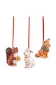 Набір ялинкових прикрас Villeroy & Boch Nostalgic Ornaments 3-pack барвистий 1483316689