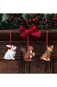 Набір ялинкових прикрас Villeroy & Boch Nostalgic Ornaments 3-pack 1483316689 барвистий AA00
