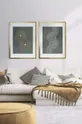 πολύχρωμο Διακοσμητικό τοίχου σε κορνίζα 58 x 78 cm