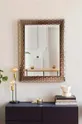Zidno ogledalo 64 x 86 cm zlatna