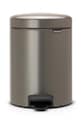 Brabantia cos de gunoi NewIcon 5 L gri 112683