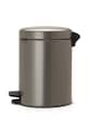Brabantia cos de gunoi NewIcon 5 L 112683 gri AA00