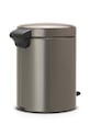 Baie Brabantia cos de gunoi NewIcon 5 L 112683 gri