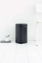 чёрный Урна для мусора Brabantia NewIcon 12 L