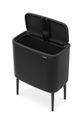 Brabantia cos de gunoi Bo Touch 36 L 315824 negru