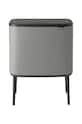 Brabantia kosz na śmieci Bo Touch 36 L szary 127205