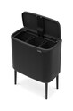 Смітник Brabantia Bo Touch Hi 3 x 11 L 316067 чорний