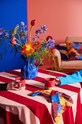 Salon i sypialnia Byon wazon dekoracyjny Crumple 5260906813 niebieski