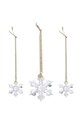 Dekorace Swarovski Annual Edition 2022 Ornament Set 3-pack 5634889 průhledná AA00