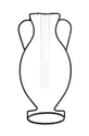 Декоративная ваза Balvi мультиколор