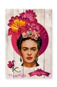 барвистий Настінна декорація на папері в рамці Madre Selva Frida Draw Unisex