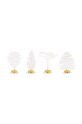 Alessi set de suporturi pentru pahare de vin Barkplace Tree 4-pack alb BM18S4.W