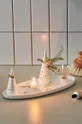 Kähler dekoratív gyertyatartó Oval Advent porcelán