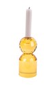 Декоративний свічник Present Time Crystal Art Large PT3643YE жовтий AA00