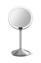 Simplehuman oglindă cu iluminare led Sensor Mirror Fold gri ST3004