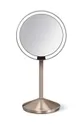 beżowy Simplehuman lustro z oświetleniem led Sensor Mirror Fold Unisex