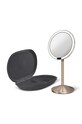 Baie Simplehuman oglindă cu iluminare led Sensor Mirror Fold ST3010 bej