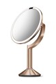 Baie Simplehuman oglindă cu iluminare led Sensor Mirror Trio ST3034 bej