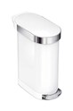 Simplehuman kosz na śmieci 45 l biały CW2069