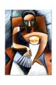 reprodukcja namalowana olejem Pablo Picasso, Kobieta z wachlarzem