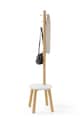 Umbra cuier pentru îmbrăcăminte exterioară Pillar Stool and Coat Rack 1014257.668 multicolor AA00