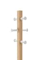 Living și dormitor Umbra cuier pentru îmbrăcăminte exterioară Pillar Stool and Coat Rack 1014257.668 multicolor