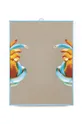 többszínű Seletti fali tükör Big Hands with Snakes 30 x 40 cm Uniszex