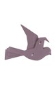 Living și dormitor Present Time Cuier Origami Bird PT3615PU violet